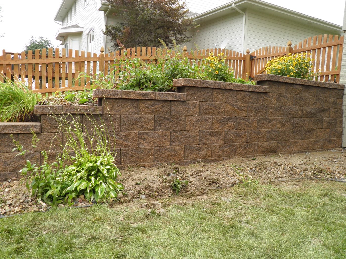 Engineered block wall