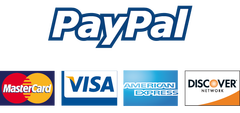 Schmidt Construction accepts VISA, Mastercard, American Express and Discover via PayPal